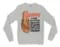 Seruppu - A Device Used By Indian Parents Men/Unisex Long Sleeve Sweatshirt in Ash Color